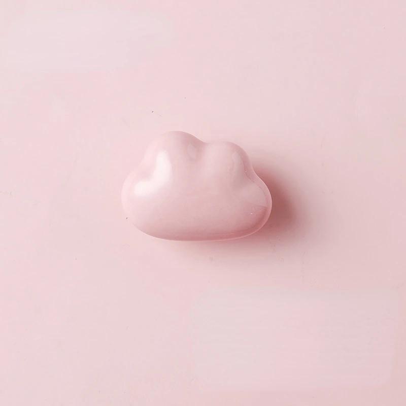 Cartoon Children Room Ceramic Cabinet Knobs Moon Star Wardrobe Handle Garden Door Handle Cabinet Handles for Kids
