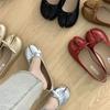 Fashion IPPEUM Women Tabis Shoes Red Split Toe Ballet Flats  2024 New Mary Janes Ballerinas Zapatos Mujer