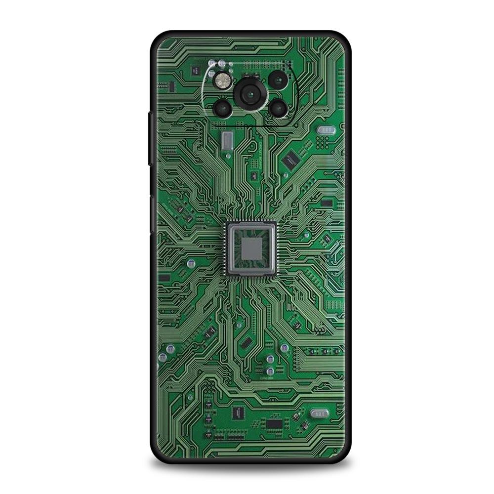 Innenplatine Schaltkreis Handyhülle Für Xiaomi Mi Poco X3 NFC M3 F4 F3 M4 X4 5G Note 10 12 Lite 11 11T 10T 13 12T Pro 9T Abdeckung