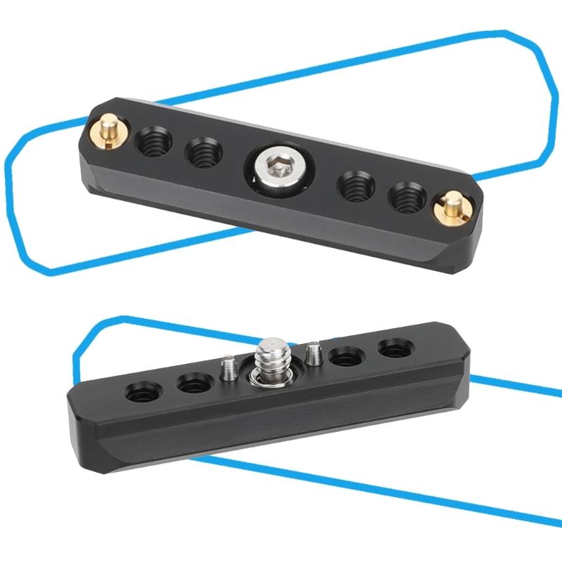 Durability Metal Sliding Rail Bar Quick Release Camera Rail for Standard Rail Camera Riggings Tool Lighting Cage