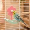 Bite Resistant Bird Rocking Perch Stand Hanging Parrot Pirate Ship Toy  Cage Accessories