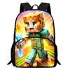 Minecraft Printed Backpack Children'S Elementary School Bag
