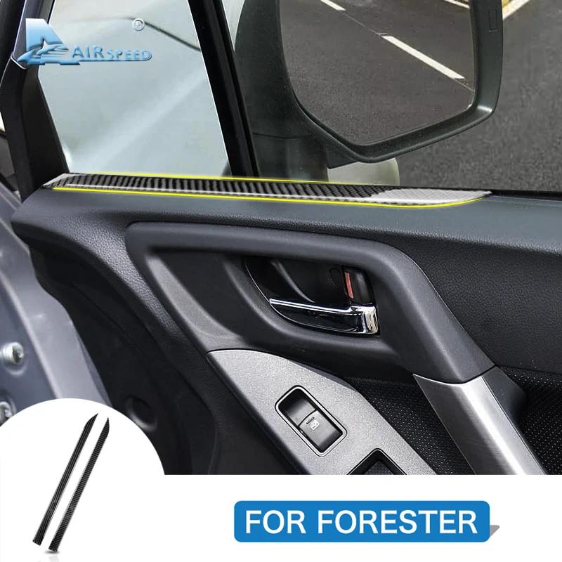 Carbon Fiber Interior Sticker for Subaru Forester 2013-2018 Door Panel Trim
