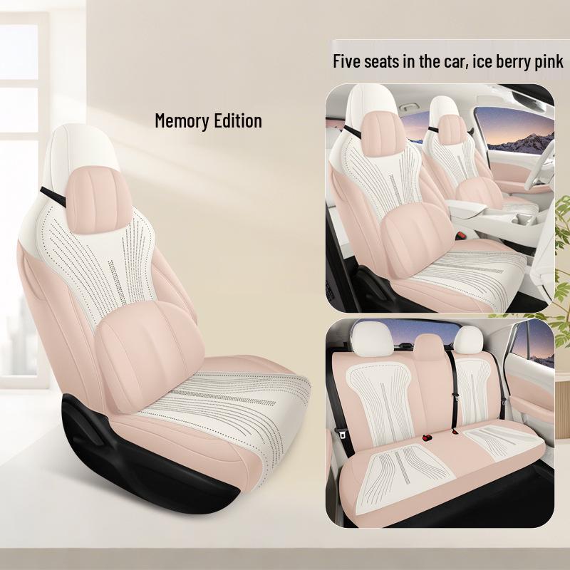 MG4 Perforated Suede Car Seat Cover - Breathable, All-Season Cushion for 26 Models