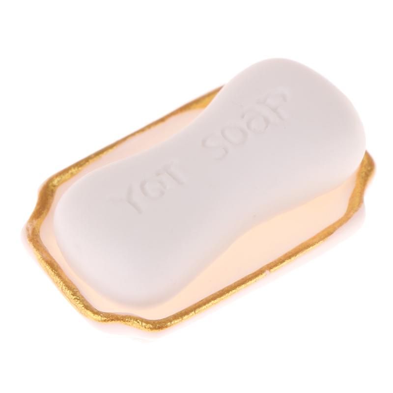 1/12 Dollhouse Mini Simulation Kt Cat Toiletries Cosmetics Kit Dollhouse Bathroom Decor Micro Scene Construction Props Kid Toy