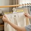 3pcs Multifunctional Stainless Steel Spring Clothes Hanger Clothes Drying Rack  Closet Storage