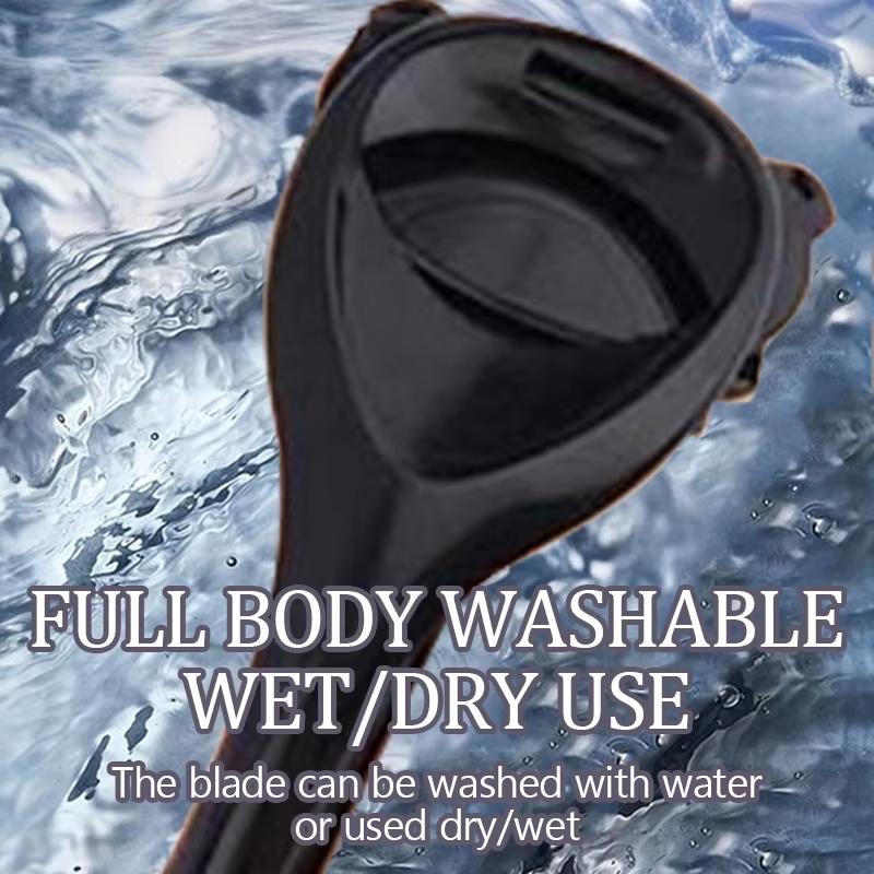 Erkekler İçin Acısız Sırt Tıraş Makinesi Kıl Alma Aparatı Epilatör Tıraş Makinesi Sırt Uzun Saplı Taşınabilir Vücut Bakım Cihazı Katlanabilir Tıraş Makinesi Vücut Bakımı