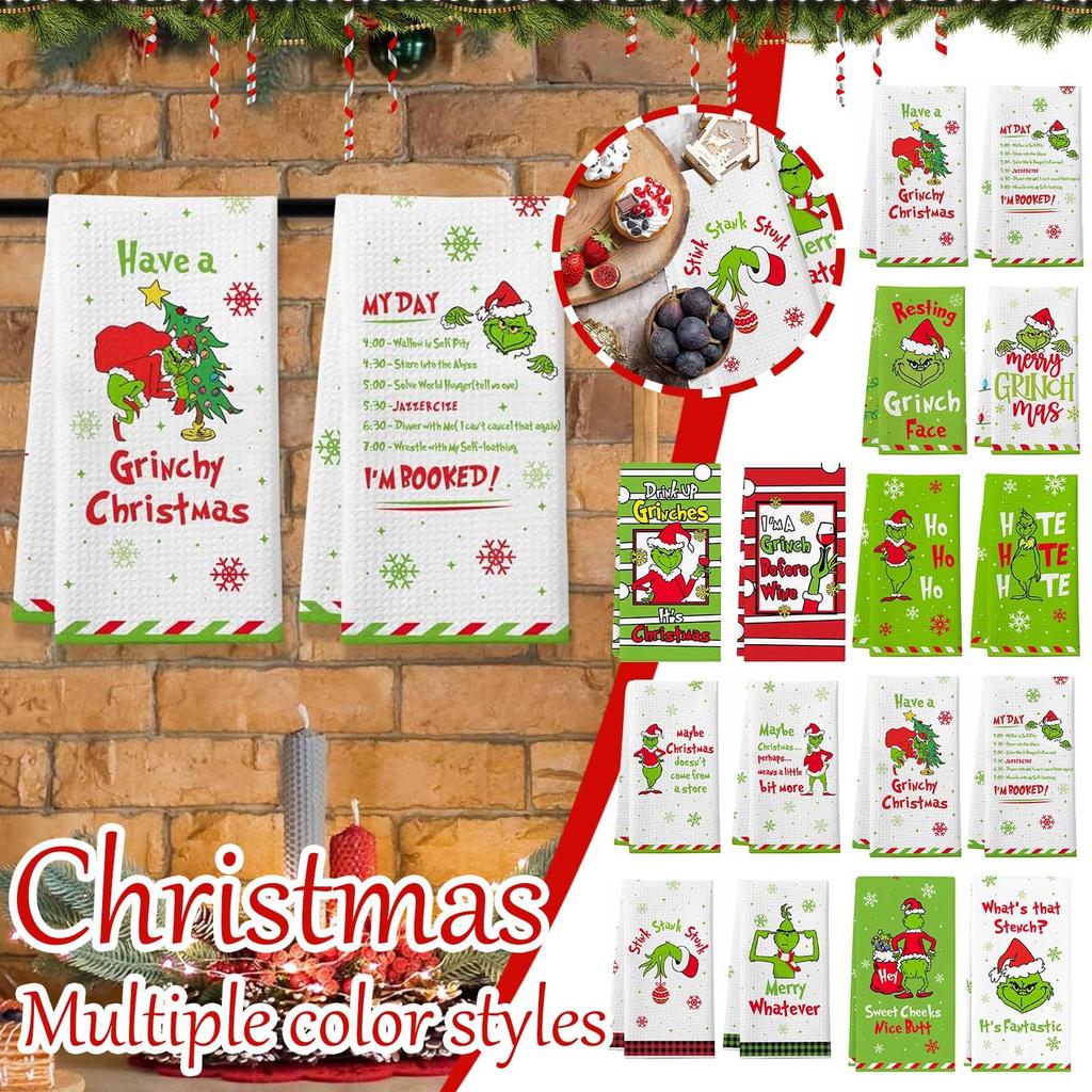 2ks Ručník Utěrka na nádobí Ručník na ruce Utěrka na nádobí Utěrka na nádobí Drhnoucí Kuchyňská Absorpční Utěrka Utěrka na nádobí