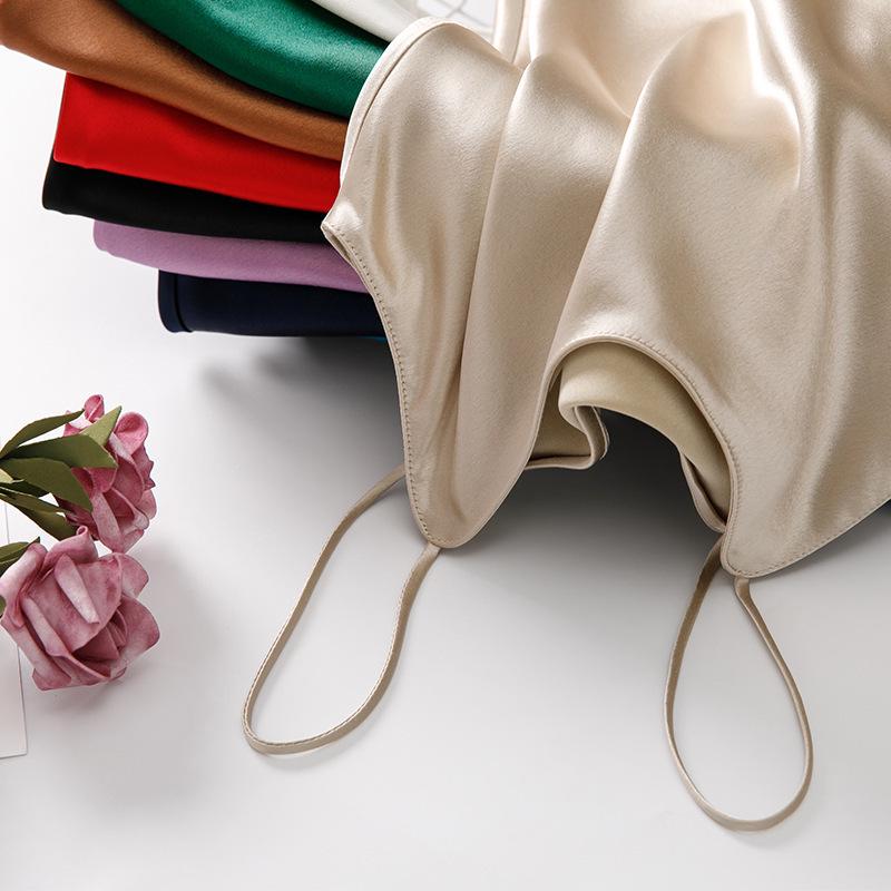 Hyuna Style Satin Silk Camisole - Women's Sexy Chic Spring/Summer 2026 Tank Top