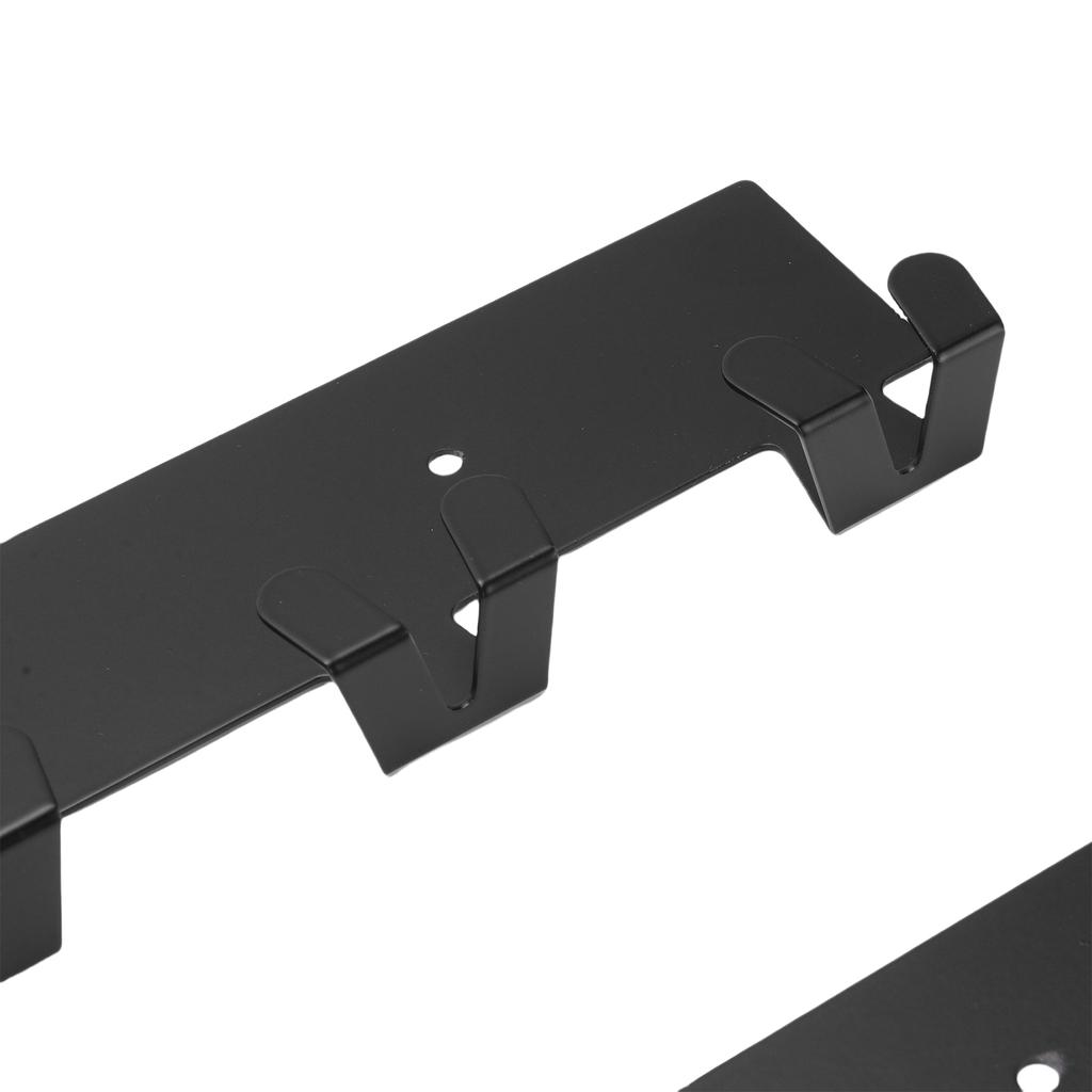 2 Stück Schlüsselhalter für Wand Eisen Wandmontierter Schlüsselorganisator Hängergestell mit 6 Doppelhaken für Flur Eingangsbereich Haustür