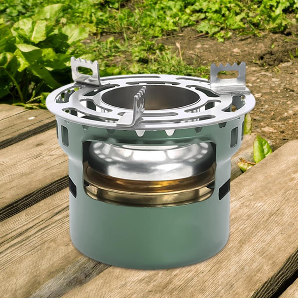 Alcohol Stove Mini Ultralight Stand Aluminum Portable Burner Brass Spirit Lightweight Design