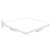 342928 vidaXL Square Table Top 40x40x2.5 Cm Solid Oak Wood Untreated