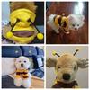 Bee Pet Puppy Coat Apparel Outfit Fleece Clothes Dog Cat Hoodie Sweatshirt Fancy Costume Cosplay Sweater Dog Hoodies