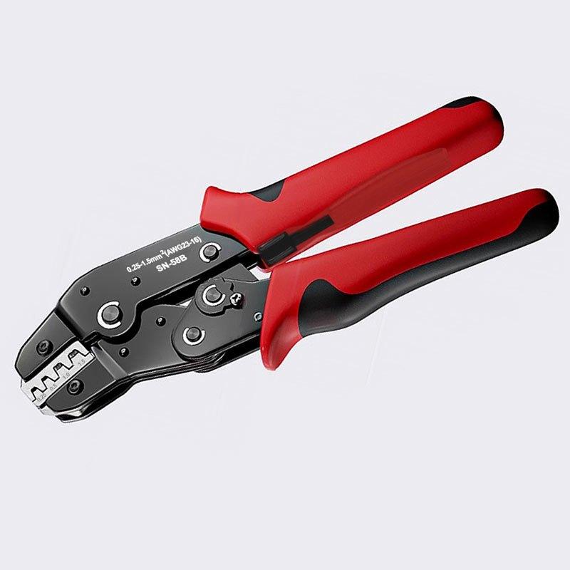 

Ratcheting Crimping Tool Set For Dupont JST MOLEX Open Barrel, Dupont Molex JST TE Terminals & EPC PCIE SATA Pins SN-58B