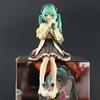 Figura Anime Hatsune Miku da 15cm Stagione Autunnale Appuntamento Miku Action Figure Ragazze Carine e Affascinanti Figurine Tappo per Spaghetti Ornamenti per Case del Computer Modello