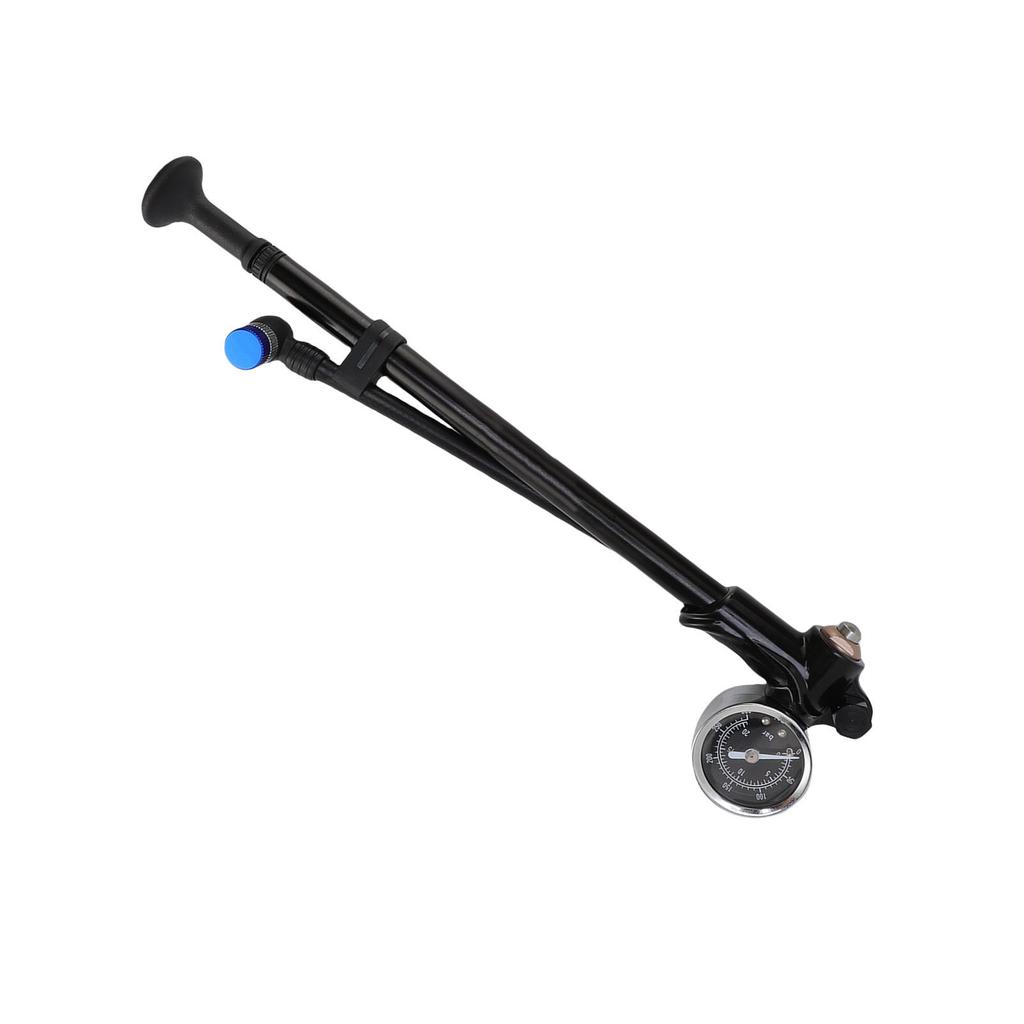 Bike Shock Pump 300PSI Aluminum Alloy Front Fork and Rr Suspension   Pump with Pressure Meter