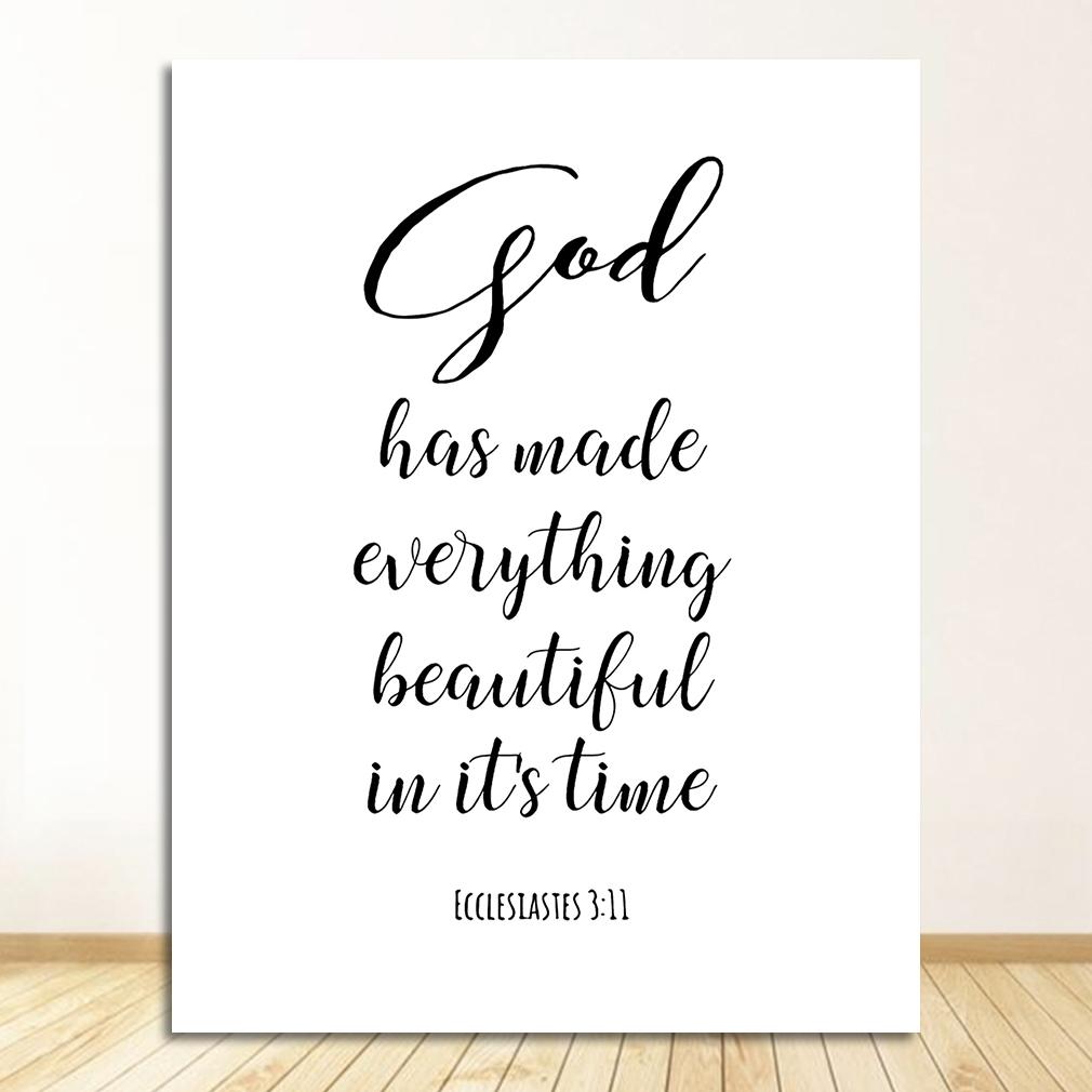 Chrześcijaństwo plakat werset biblijny typografia chrześcijaństwo obraz ścienny na płótnie biblia bóg cytat zdjęcia salon Home Decor