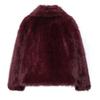 KOSY Faux Fur Hairy Coat Woman Warm Winter Fluffy Coat Women New Plush Jackets for Women Outerwears Luxury Women's Teddy Coats
