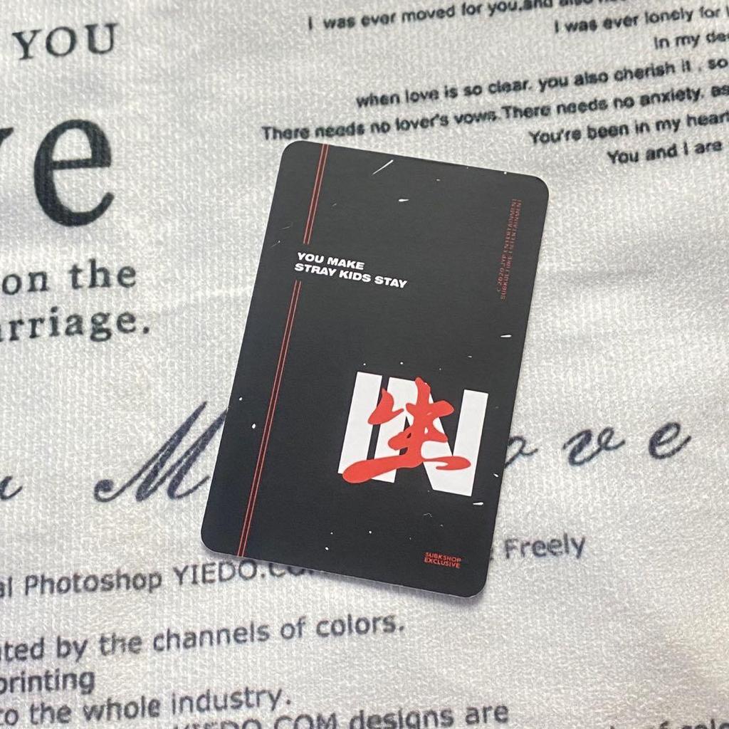 [USED] StrayKids SUBK AIEN IN Nama Bonus Stray Kids Trading Card