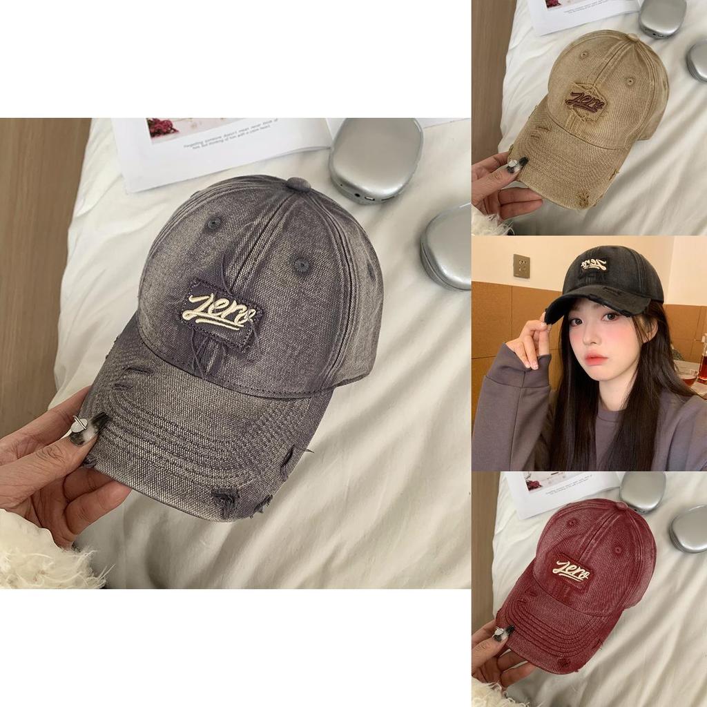 Baseball Unique Womens Hat With Embroidery And Distressed Style For Trendy Outfits