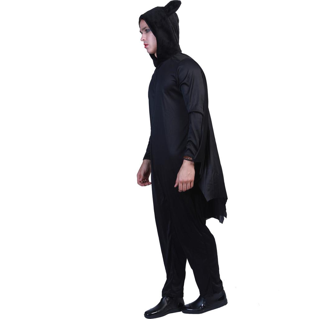 Disfraz de Cosplay de Murciélago de Halloween para Hombre con Material de Poliéster para Eventos de Cosplay