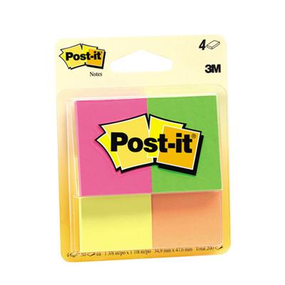 Notas Post-it 200 Hojas 35x48mm (4 Colores Ciudad del Cabo)