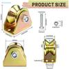 Stainless Steel V-shaped Pulley, Heavy Duty Rigid Caster For Inverted Track Slid Gate Roller Wheel Bearing Roller