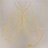 Sexy Rhinestone Body Chains Belly Summer Beach Harness Bra Chain Fashion Charm Chain Body Accessories Jewelry for Women