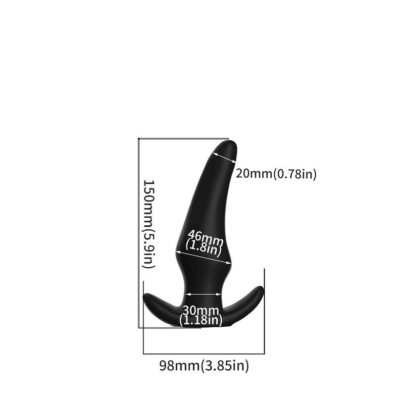 Prostatamassage Penis Fake Insert G-Punkt Unisex Spielzeug für Mann Frau Silikon Anal Buttplug Tragbarer Stimulationsball Dildo 18+