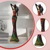 African Figurine Handmade Modern Statues and Sculptures Unique Women Statue for Office Shelf