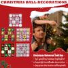 New Christmas Ball Decoration Gift Box Set Painted Electroplated 44pcs Round Ball Special-shaped Christmas Ball Pendant