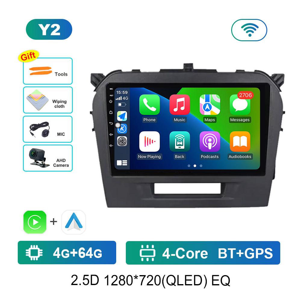 GPS Navigation WiFi 4G for Suzuki Vitara 2015 - 2019 Car Video Multimedia Player Touch Screen Android OS Bluetooth Head Unit