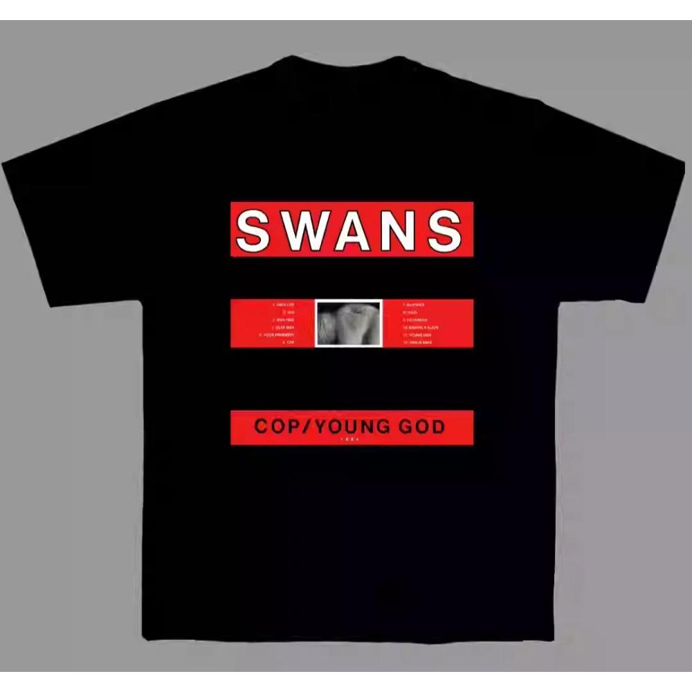 2025 Swans American Punk Band Short-sleeved Niche American Casual Cotton Printed T-shirt High-quality Luxury Brand Selling