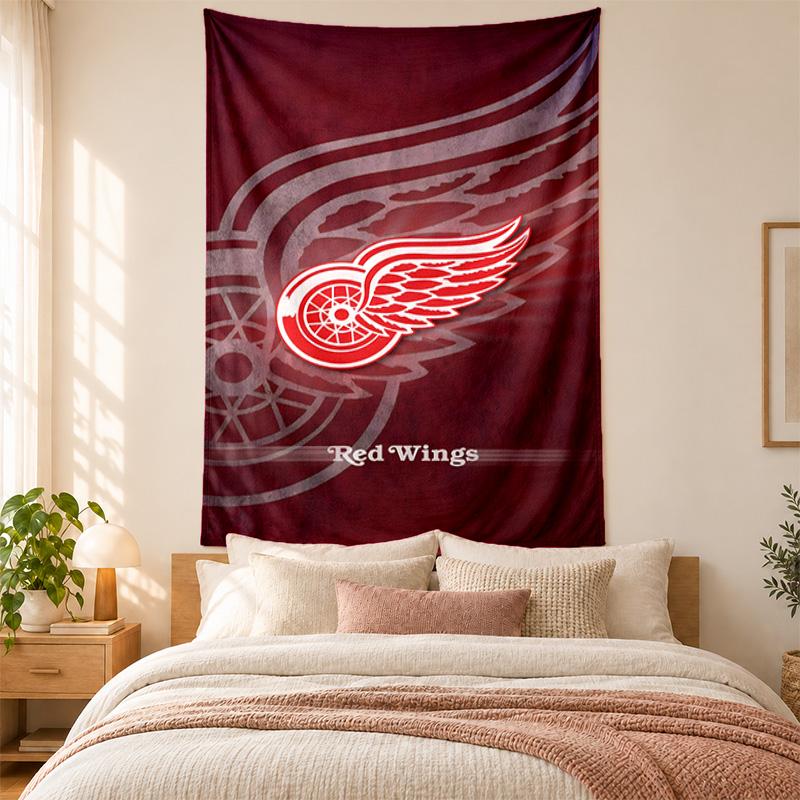 Detroit Red Wings Tapestry highquality for decorating living room bedroom dorm walls ideal as bedroom wallart orholiday gift