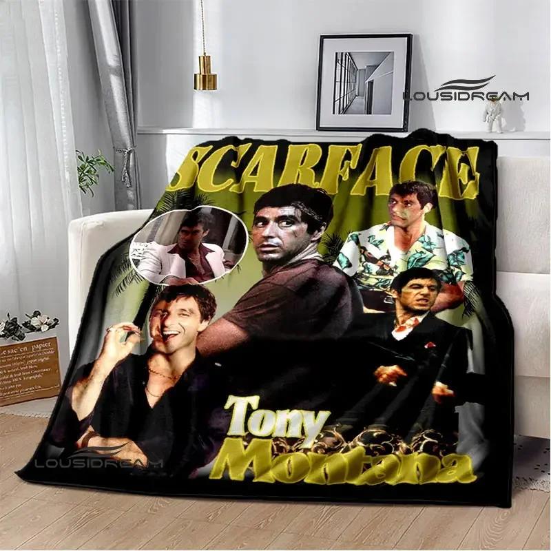 Classic movie Scarface Polyna blankets bed with a blanket to warm the beautiful blanket home travel blankets birthday gift