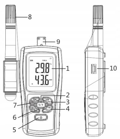 HYGROMETER METER HUMIDITY AIR TEMPERATURE
