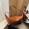 Ielgy Large-Capacity Autumn Winter Niche Design One-Shoulder Messenger Commuter Dump