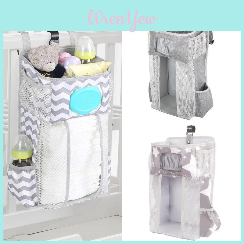 Large Capacity Baby Bedside Hanging Bag Easy Storage For Baby Essentials