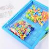 Blocs de construction pour ongles champignon DIY Ensemble créatif de tableau à picots Interaction parent-enfant
