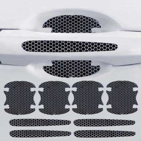 Reflective Sticker Car Door Handle Bowl Protector Cover Anti Scratch Accessories