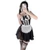 Sexy underwear cute sweet beautiful woman servant costume cosplay halter perspective uniform Sao suit