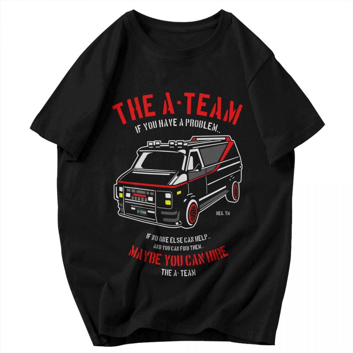 GUOYAN TOP Heren T-shirt Mashup TV 80s Hanniba The ATeam Uniek Y2K Grafisch Anime Unisex Kleding T-shirts 2XL