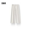 Semir Women's Relaxed Wide-Leg Cool-Touch Jeans with Belt