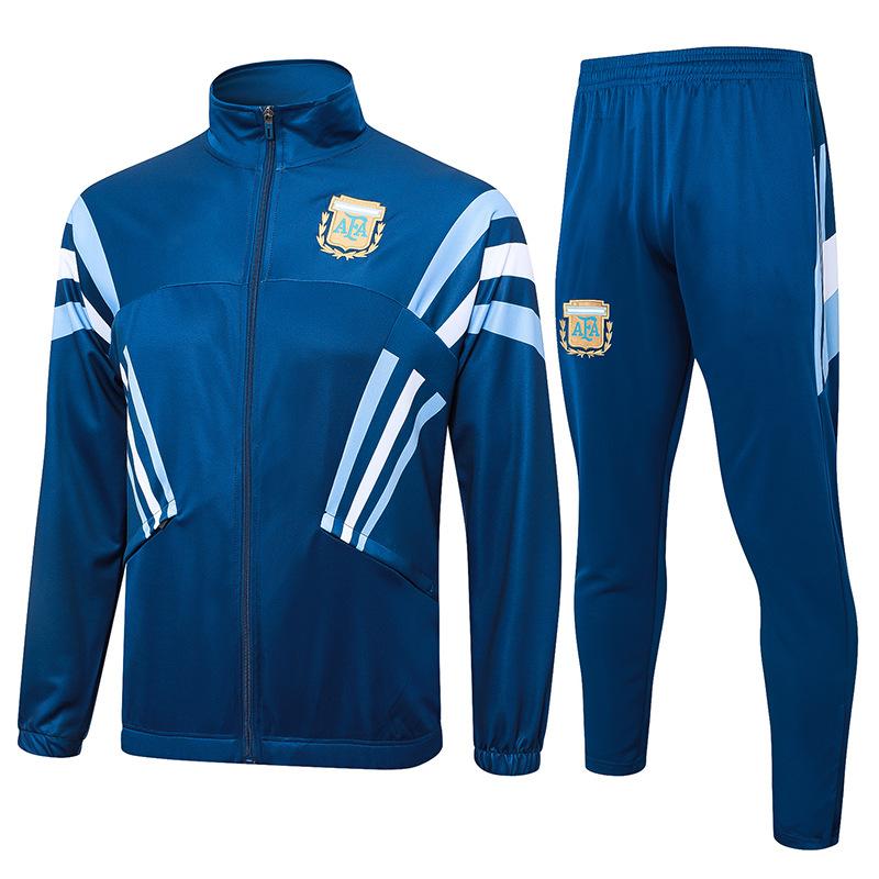 2024 Country Captain Reißverschluss Argentinien Portugal Italien Brasilien Deutschland Aufwärmtrikot Fußballtrikot