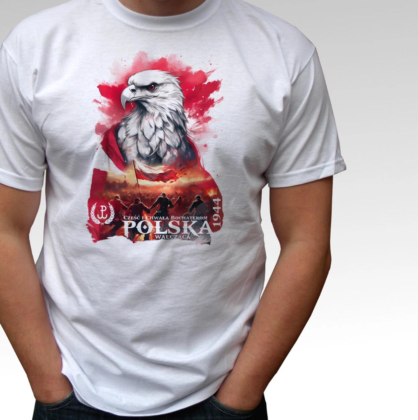Polska Walczaca koszulka Patriotyczna Poland kids boys T-Shirt flag koszulki Polski 1994 140
