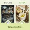 Automatic Dumping Self-Cleaning Kitchen Sink Filter - Heavy-Duty Plastic, Faucet-Mounted, Easy Install, Commercial Kitchens