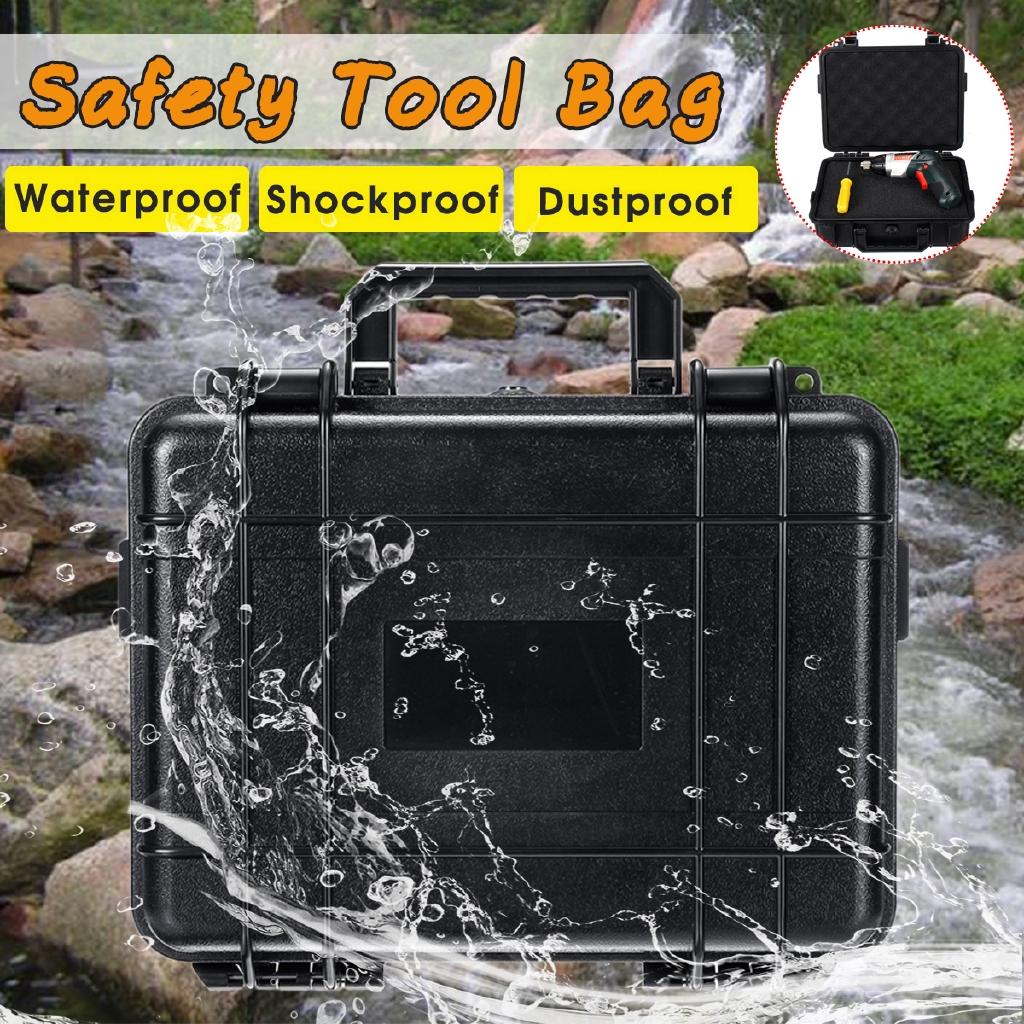 Waterproof Safety Case ABS Plastic Tool Box Tactical Dry Box Sealed Safety Equipment Storage Tool Box Container