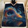 Drachen-Print Flanelldecke, Hohe Qualität, Bequem für alle Jahreszeiten, Heimdekoration, Wärme und Komfort