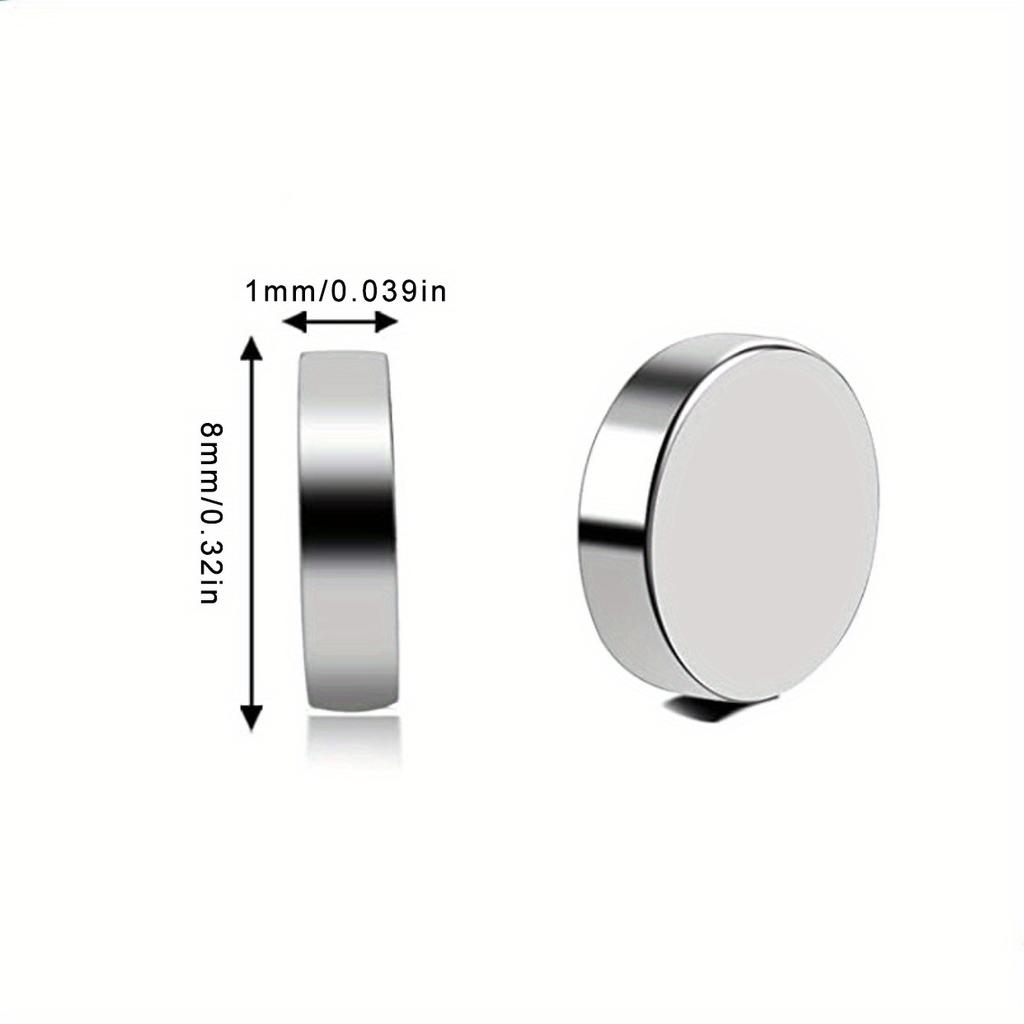 10pcs 8x1mm Disc Magnets – Strong, Thin & Durable Magnets
