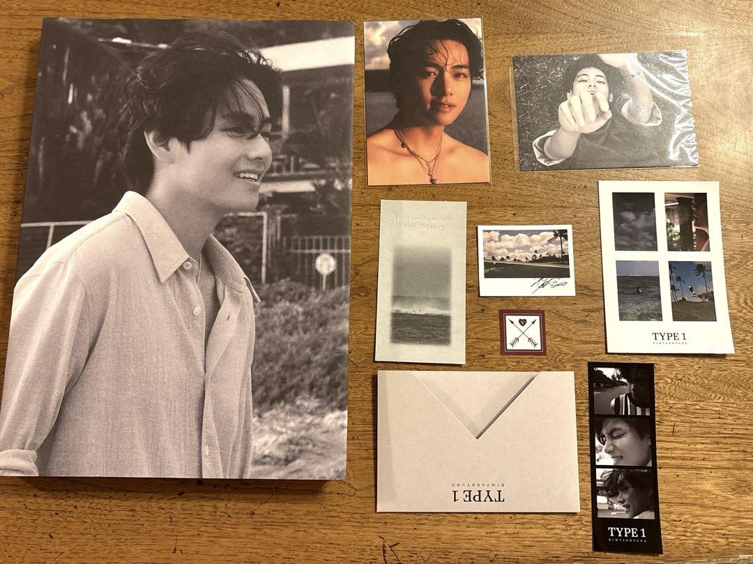 

[USED] BTS V Photobook TYPE1 with accessories